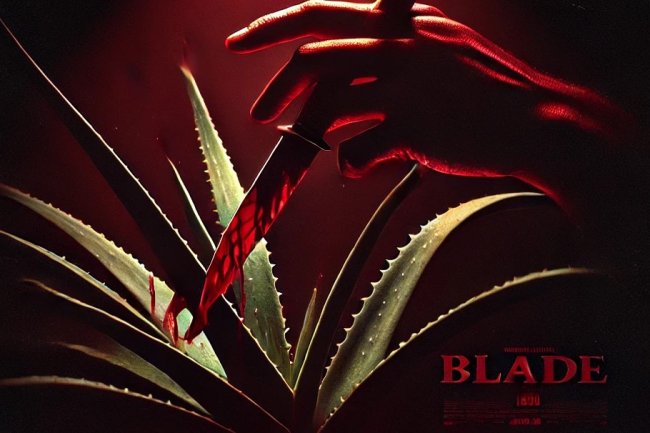 Why does Blade cut his plant in the first movie?