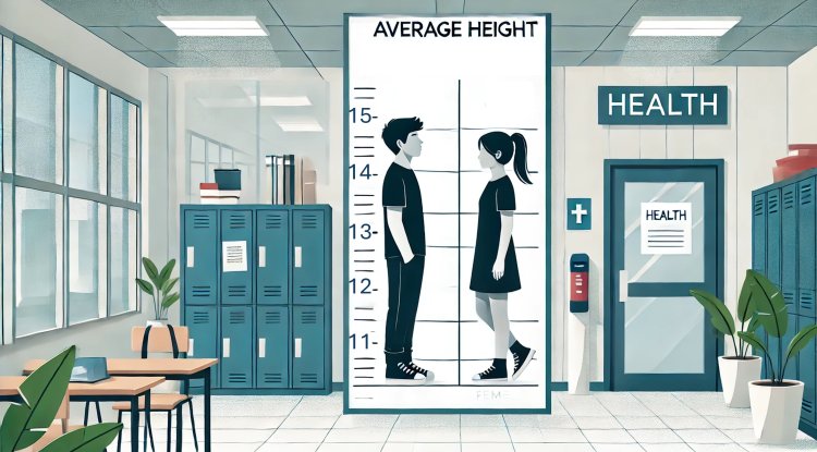 What is the average height and weight of an 8th grader?