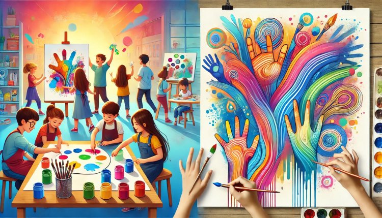 What kind of people most enjoy finger painting?